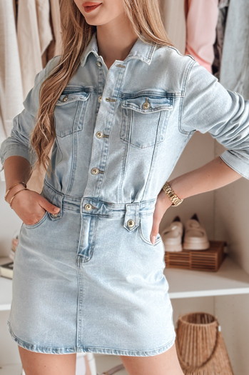 Denim-Minikleid JENSAGA blau Dstreet EY2592