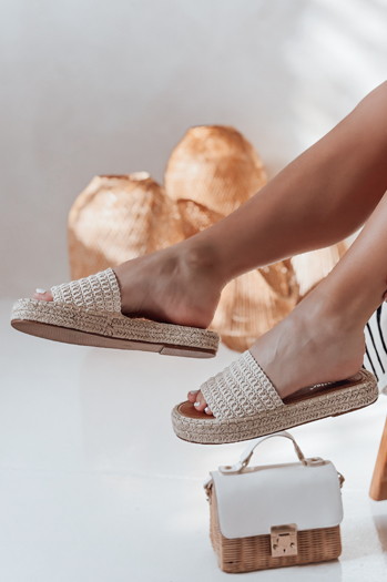 Damen Flip-Flops PLAZENTA beige Dstreet ZY0878