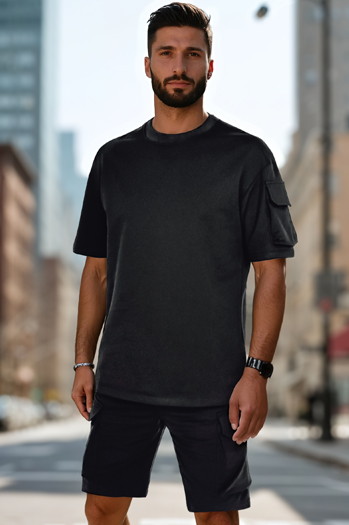 Schwarzes Basic-Set für Männer Dstreet AX0799