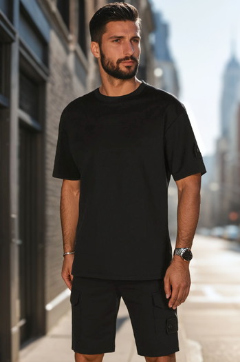 Herren-Set schwarz Dstreet AX0807
