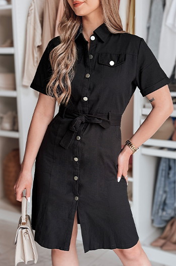 LOVE ME MIDI Midi-Hemdkleid schwarz Dstreet EY2596