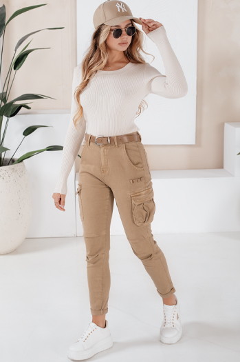 Damen Cargohose CARGOIF khaki Dstreet UY2713