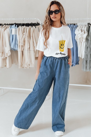 Damen Denim Jeans Hose DENIMJOY navy blau Dstreet UY2718