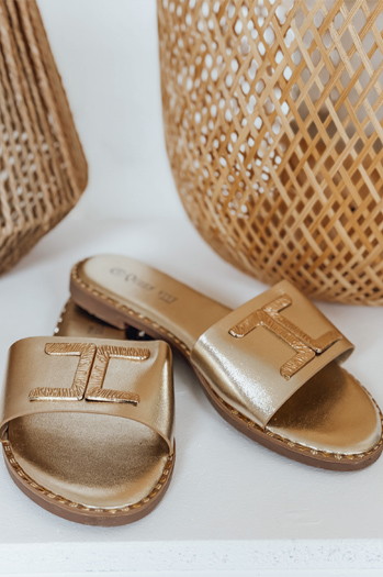 Damen Flip-Flops GOLDISH gold Dstreet ZY0941