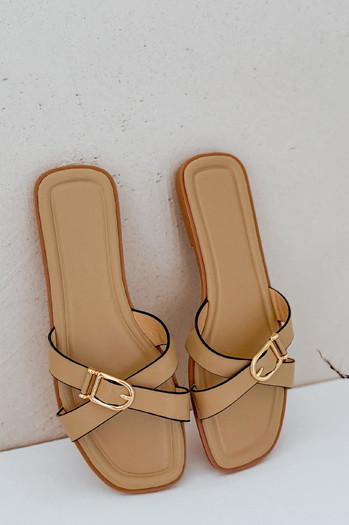 Damen-Flip-Flops BELICCA khaki Dstreet ZY0979