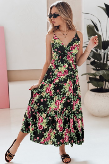 MISSBLOSSY Maxikleid schwarz Dstreet EY2621
