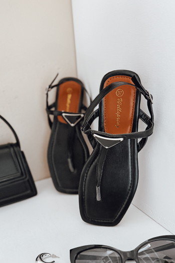 BLACKWISH Damen Flip Flop Sandalen schwarz Dstreet ZY0997