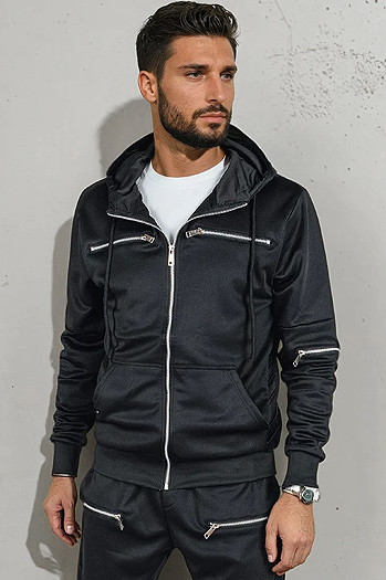 Herren Trainingsanzug schwarz Dstreet AX0812