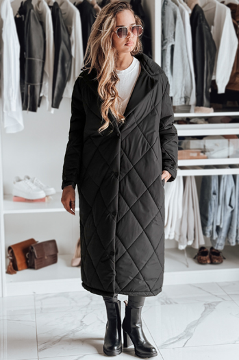 Damen Winterjacke WARMISSA gesteppt schwarz Dstreet TY4916