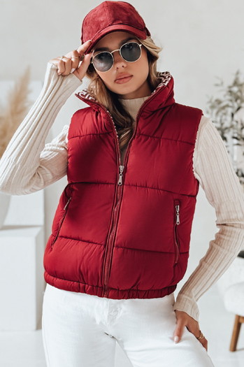 URBANELLE Damen Steppweste kastanienbraun Dstreet TY4972
