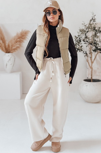 Damen Steppweste URBANELLE beige Dstreet TY4973