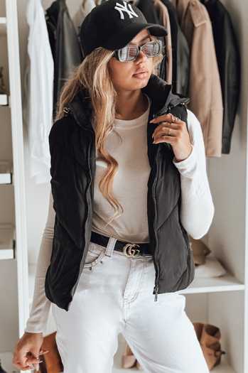 Damen Steppweste LIKEHUGS schwarz Dstreet TY4978