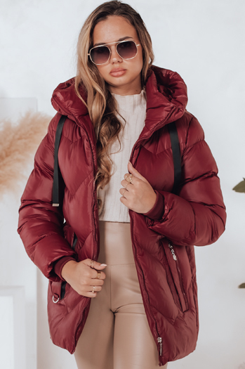 Damen Winterjacke SALVONA rot gesteppt Dstreet TY5005