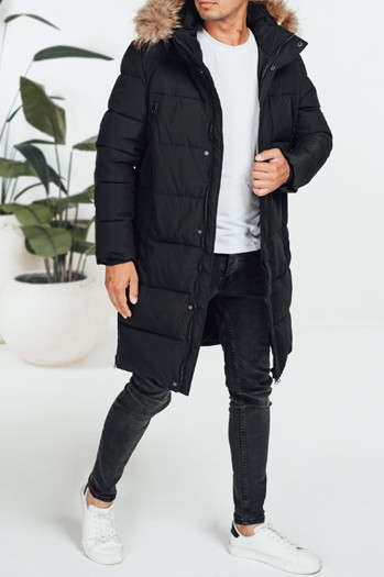 Herren Steppwinterjacke schwarz TX5074