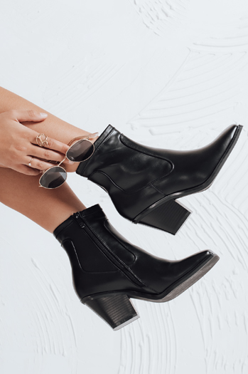 Damen Herbst schwarz Stiefel Dstreet ZY1018