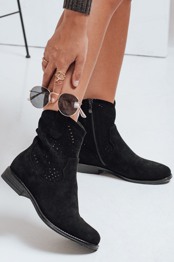 Damen Herbst schwarz Stiefel Dstreet ZY1037