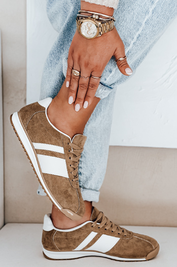 Damen beige Turnschuhe Dstreet ZY1048