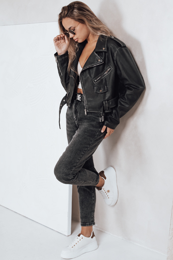 Damen Mom Fit Jeans schwarz Dstreet UY2740