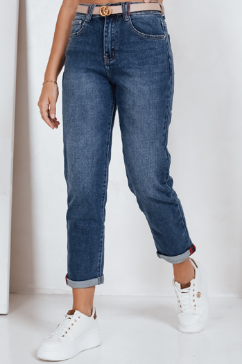 Damen Mom Fit Jeans blau Dstreet UY2773