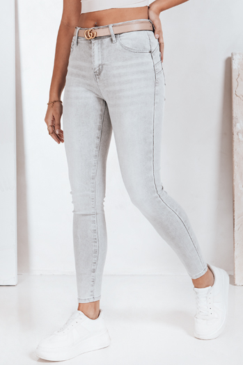 Damen Denim Skinny Hose grau Dstreet UY2811