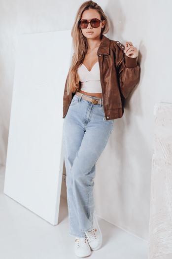 Damen weite blaue Jeans Dstreet UY2820