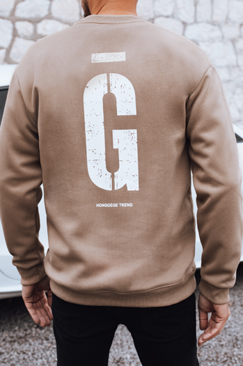 Herren Sweatshirt mit Kamelmuster Dstreet BX5923