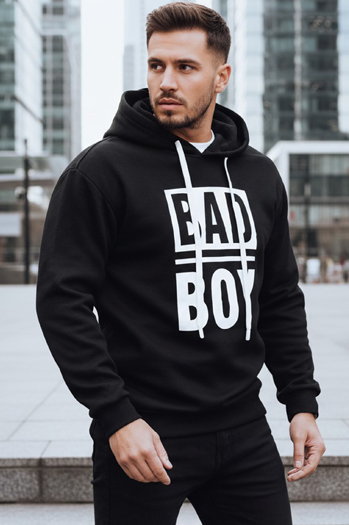 Herren Kapuzenpulli schwarz Dstreet BX5925