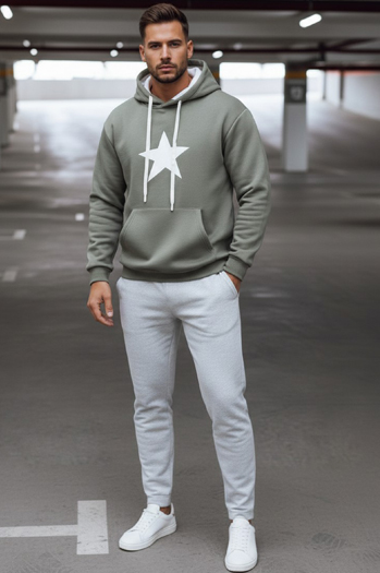 Herren Kapuzenpulli khaki Dstreet BX5928