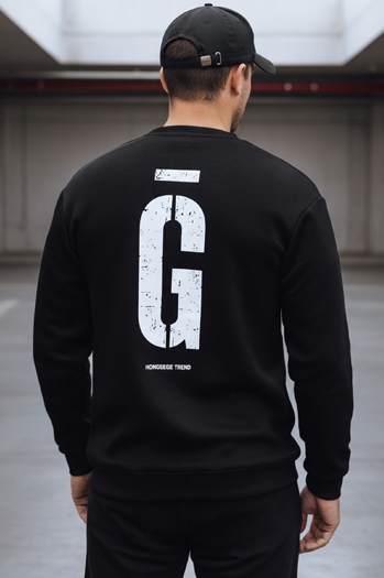 Herren Sweatshirt graphit schwarz Dstreet BX5930