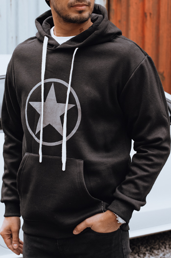 Herren Sweatshirt schwarz Dstreet BX5932