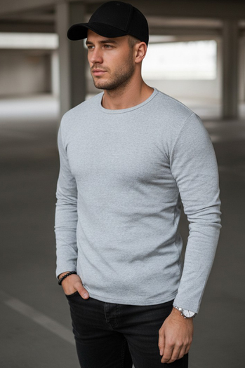 Herren grau Dstreet Longsleeve LX0578