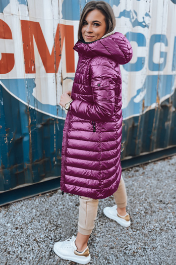 Damen Steppwinterjacke LESSI lila Dstreet TY5522