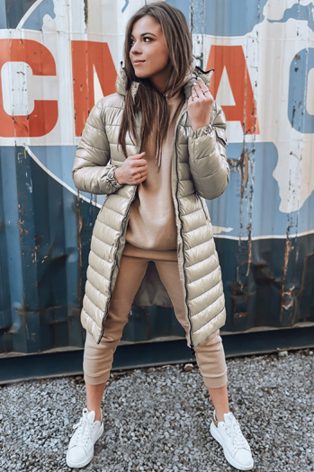 Gesteppte Damen Winterjacke LESSI beige Dstreet TY5523