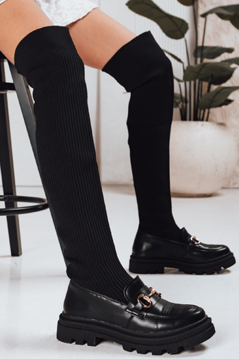 Damen Sockenstiefel schwarz Dstreet ZY1312