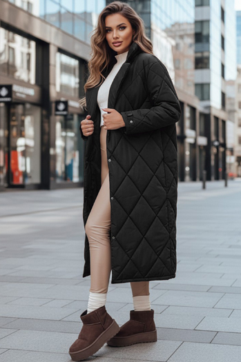 Damen Winterjacke WARMISSA gesteppt schwarz Dstreet TY4916z