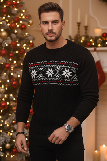 Herren Pullover schwarz Dstreet WX2276z