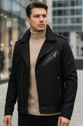 Herren Winter Ramones Jacke schwarz Dstreet TX4660z