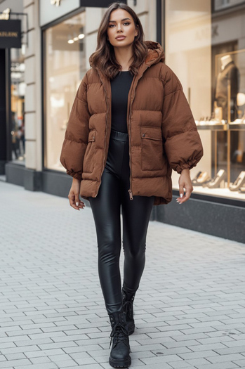 Damen Steppjacke mit Kapuze PARIMA camel Dstreet TY4510z