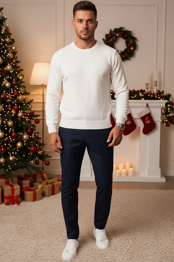 Dunkelblaue Herren-Chinohose Dstreet UX4393z