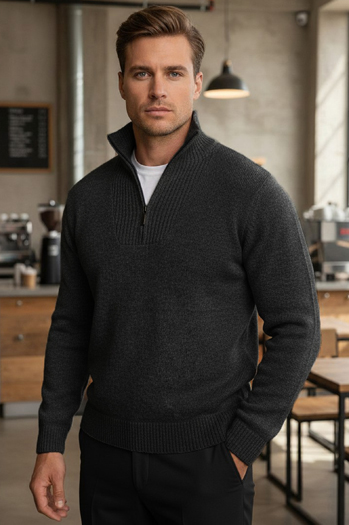 Herren Stehpullover isoliert graphit Dstreet WX2354