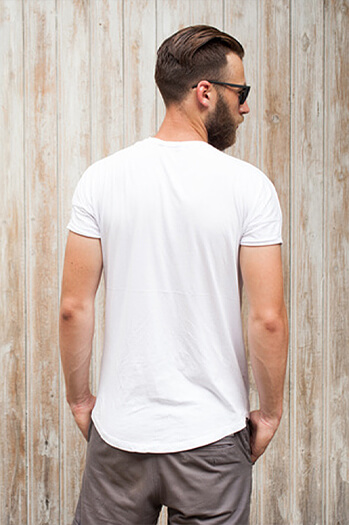 Herren T-Shirt weiß Dstreet RX2571