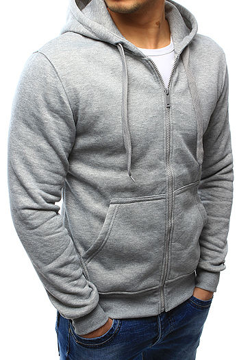 Herren Kapuzenpullover Hellgrau Dstreet BX2412