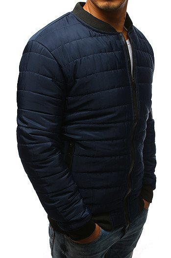 Herren Gesteppte Bomberjacke Dunkelblau Dstreet TX2205