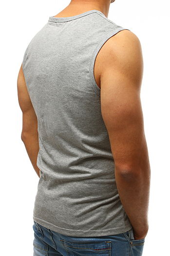 Herren Basic Tanktop Hellgrau Dstreet RX3498