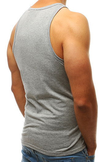 Herren Basic Tank Top Grau Dstreet RX3587