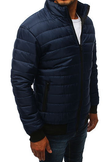 Herren Übergangsjacke gesteppt navy blau TX2822