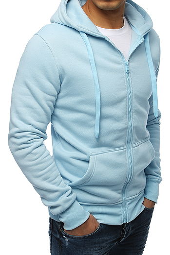Herren Kapuzenpullover Himmelblau Dstreet BX4246