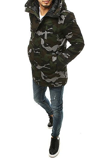 Herren Winterjacke Farbe Khaki DSTREET TX3475