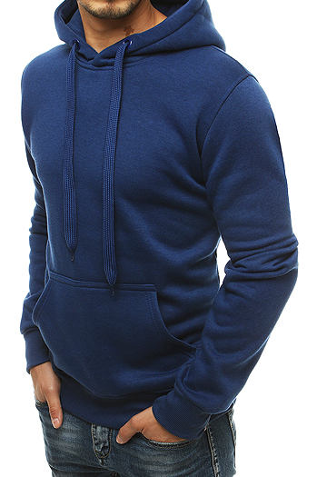 Herren Kapuzenpullover dunkelblau Dstreet BX4684