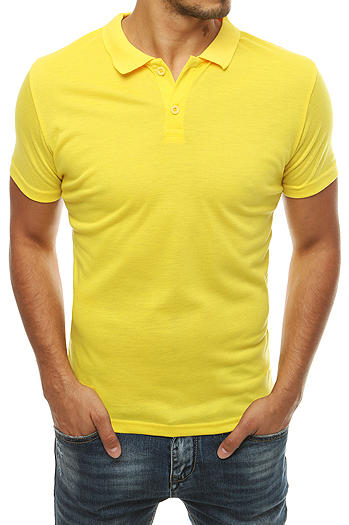 Herren Poloshirt Gelb Dstreet PX0314